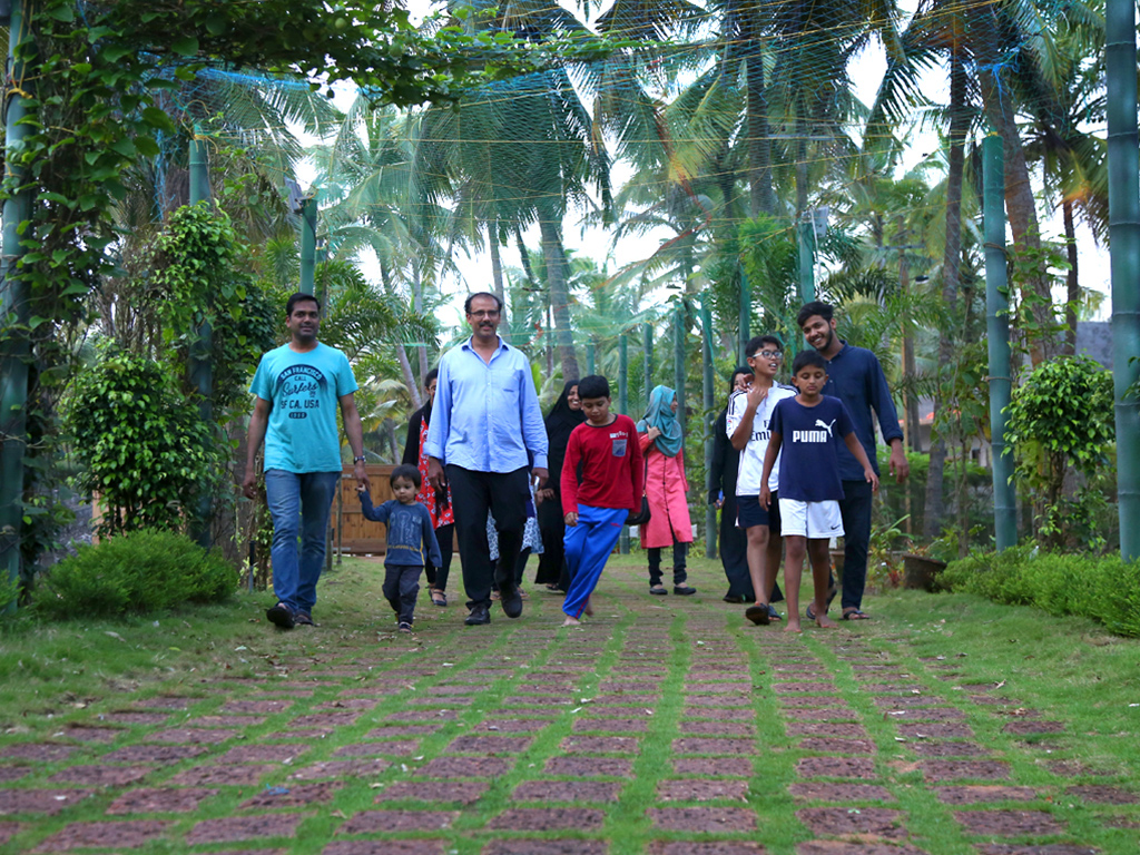 Kids play area at kannur tourist spot cheshire village